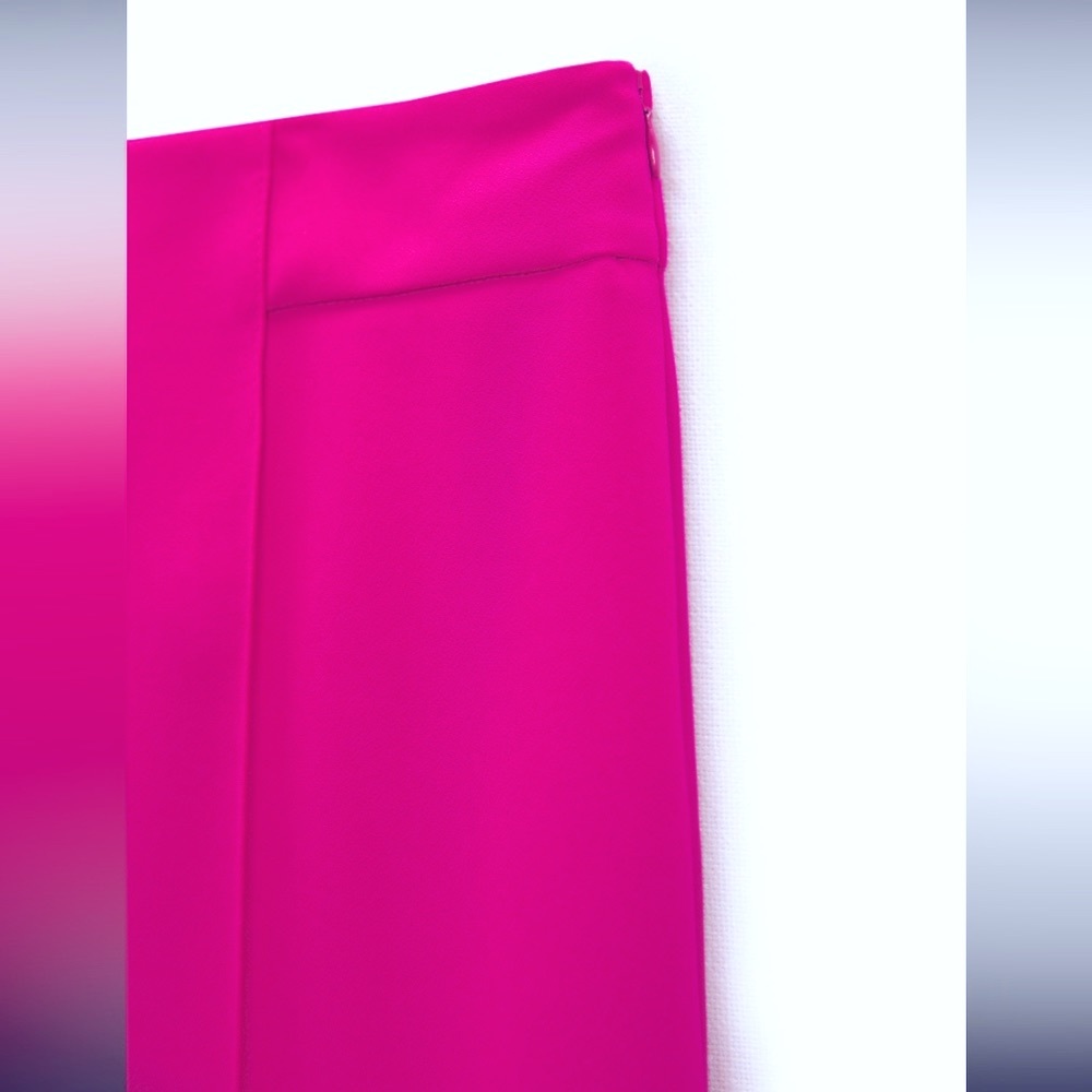 Zara long flowing neon pink pants - Picture 13 of 16